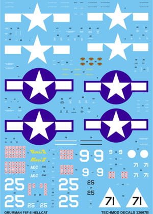 Przejdź do produktu TECHMOD 32007 - 1:32 Grumman F6F-5 Hellcat