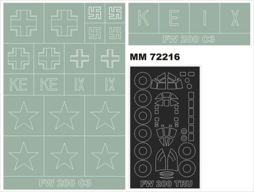 Przejdź do produktu MONTEX MM72216 - 1:72 Focke Wulf Fw 200C-3