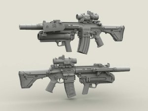 LEGEND LF3D027 - 1:35 HK416 XM320 set (3pcs)