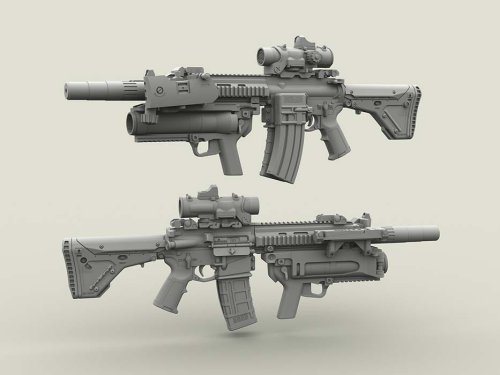 Przejdź do produktu LEGEND LF3D027 - 1:35 HK416 XM320 set (3pcs)