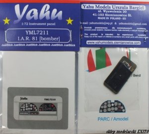 YAHU YML7211 - 1:72  I.A.R.81 bomb version tablica przyrządów