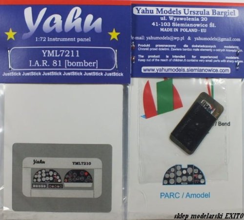 Przejdź do produktu YAHU YML7211 - 1:72  I.A.R.81 bomb version tablica przyrządów