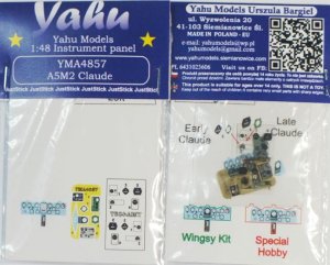 YAHU YMA4857 - 1:48 A5M2 Claude tablica przyrządów