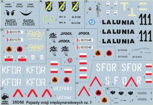 TORO MODEL 35D50 - 1:35 Pojazdy Wojska Polskiego w misjach zagranicznych cz.1