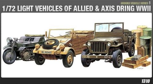 Przejdź do produktu ACADEMY 13416 - 1:72  WWII ground vehicle set