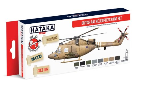 Przejdź do produktu HATAKA AS87 - Zestaw farb British AAC Helicopters