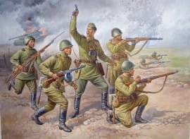 ZVEZDA 8077 - 1:72 Soviet Infantry - Kursk 1943.