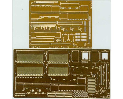 Przejdź do produktu PART P35104 - 1:35 Sd.Kfz. 251 Ausf. C crew seats