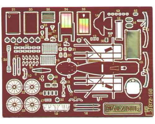 Przejdź do produktu PART S72156 - 1:72 Pfalz D.IIIa