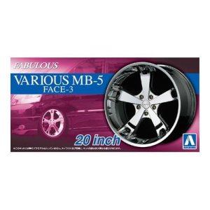 AOSHIMA 05425 - 1:24 Felgi + Opony Fabulous Various MB-5