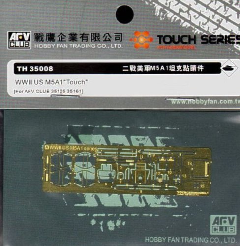 Przejdź do produktu AFV CLUB TH35008 - 1:35 US M5A1 etching parts