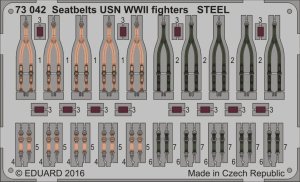 EDUARD 73042 - 1:72 Seatbelts USN WWII fighters - Steel