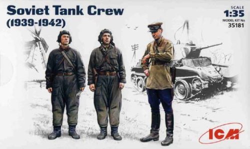 Przejdź do produktu ICM 35181 - 1:35 Soviet Tank Crew (1939-1942)