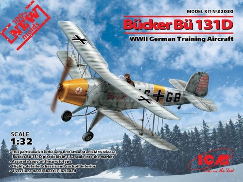 Przejdź do produktu ICM 32030 - 1:32 Bucker Bu 131D WWII German Training Aircraft