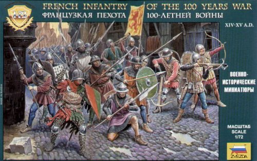 Przejdź do produktu ZVEZDA 8053 - 1:72 French Infantry of the 100 Years War
