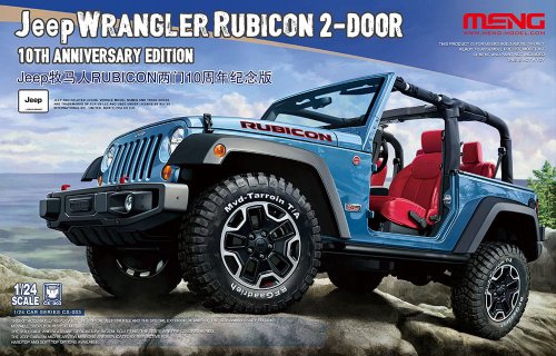 Przejdź do produktu MENG MODEL CS003 - 1:24 Jeep Wrangler Rubicon 2-door 10th Anniversary Edition