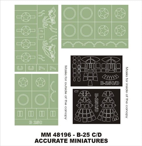 Przejdź do produktu MONTEX MM48196 - 1:48 B-25 C/D Mitchell