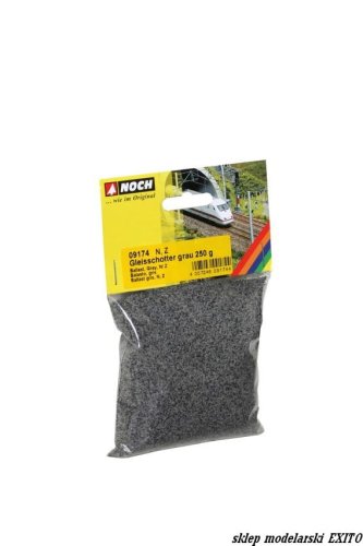 Przejdź do produktu NOCH 09174 - Ballast Grey - posypka kamienie 250 g