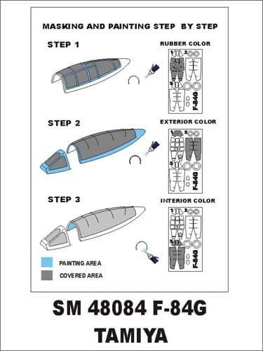 Przejdź do produktu MONTEX SM48084 - 1:48 F-84 G