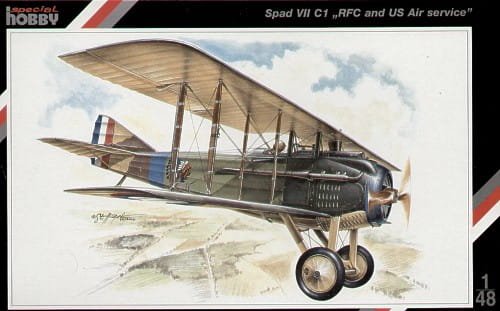 Przejdź do produktu SPECIAL HOBBY 48010 - 1:48 SPAD VII C1 RFC and US Air service