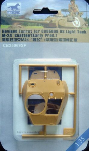 Przejdź do produktu BRONCO CB 35069 SP - 1:35 Revised M-24 Chaffee Turret