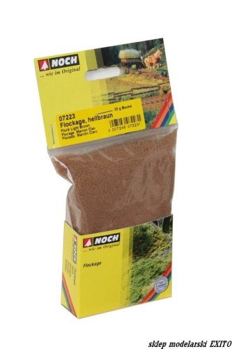 Przejdź do produktu NOCH 07223 - Flock Light Brown - Posypka gąbkowa 20 g