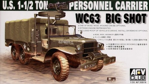 Przejdź do produktu AFV CLUB 35S18 - 1:35 WC63 1,5t 6x6 Personnel Carrier