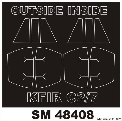 Przejdź do produktu MONTEX SM48408 - 1:48 Kfir C2/C7