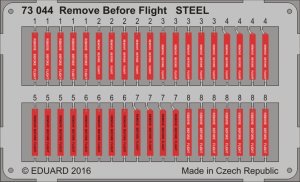 EDUARD 73044 - 1:72 Remove Before Flight - Steel
