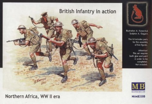 Przejdź do produktu MASTER BOX 3580 - 1:35 British Infantry North Africa 1941-43
