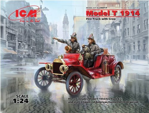 Przejdź do produktu ICM 24017 - 1:24 Model T 1914 Fire Truck with Crew