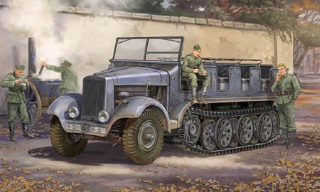 Przejdź do produktu TRUMPETER 05530 - 1:35 Sd.Kfz.6 Halbkettenzugmaschine Pionierausfuhrung