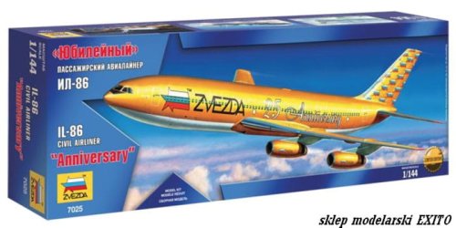 Przejdź do produktu ZVEZDA 7025 - 1:144 IL-86 Civil Airliner - Anniversary