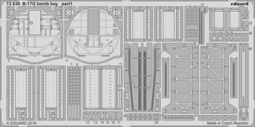 Przejdź do produktu EDUARD 72630 - 1:72 Boeing B-17G bomb bay