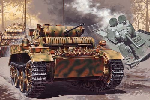 Przejdź do produktu MIRAGE 351008 - 1:35 SdKfz.123 Czołg Lekki
