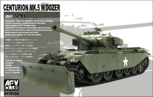 Przejdź do produktu AFV CLUB 35106 - 1:35 Centurion Mk.5 w/ Dozer