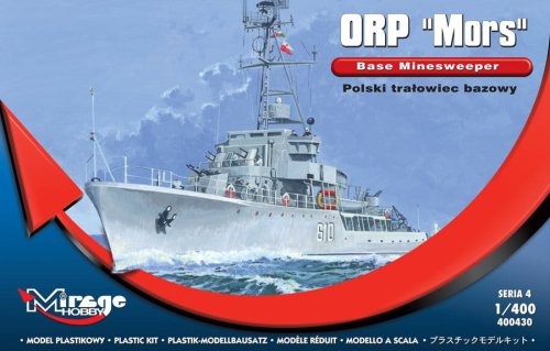 Przejdź do produktu MIRAGE 400430 - 1:400 ORP Mors - Polski trałowiec bazowy
