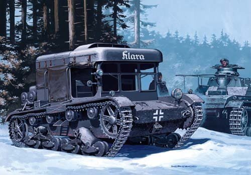 Przejdź do produktu MIRAGE 35902 - 1:35 Wóz techniczny C7P (p) Klara wersja niemiecka