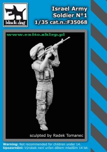 BLACK DOG F35068 - 1:35 Israel Army Soldier Nr.1