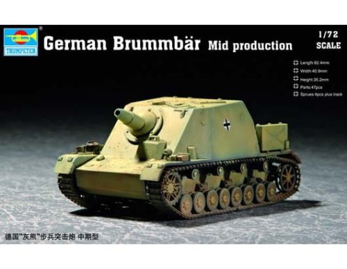 Przejdź do produktu TRUMPETER 07211 - 1:72 Germany Brummbar Mid production