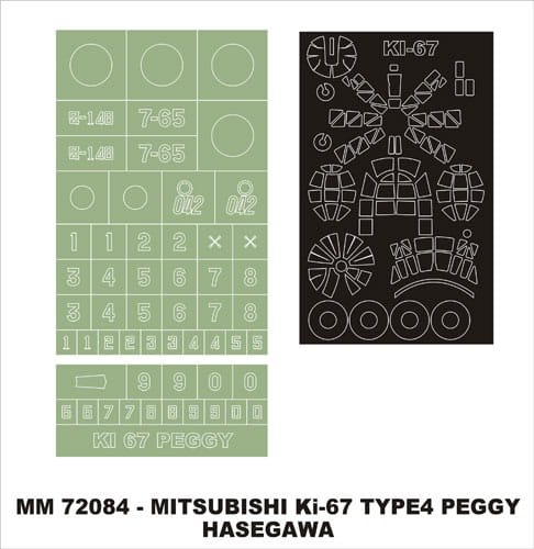 Przejdź do produktu MONTEX MM72084 - 1:72 Ki-67 Hiryu Peggy