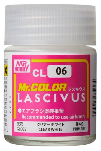 Przejdź do produktu Mr.Hobby CL06 - Farba Lascivus Pale Clear White 18 ml