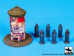 BLACK DOG T48062 - 1:48 Poster pillar Germany-Italy