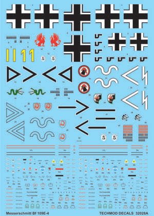 Przejdź do produktu TECHMOD 32028 - 1:32 Messerschmitt Bf-109 E-4 w/masks