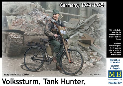 Przejdź do produktu MASTER BOX 35179 - 1:35 Volkssturm Tank Hunter - Germany 1944-1945