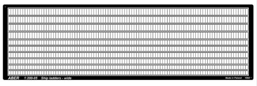 Przejdź do produktu ABER 1:200-05  - 1:200 Ship ladders - wide (drabinki do okrętów, szerokie)