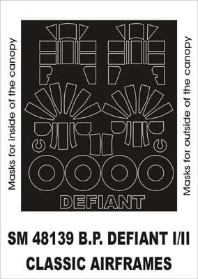 Przejdź do produktu MONTEX SM48139 - 1:48 BP Defiant I/II