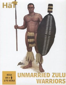 HAT 8316 - 1:72 Unmarried Zulu Warriors