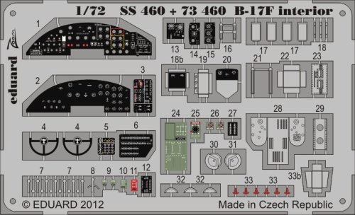 Przejdź do produktu EDUARD SS460 - 1:72 B-17F interior S.A.