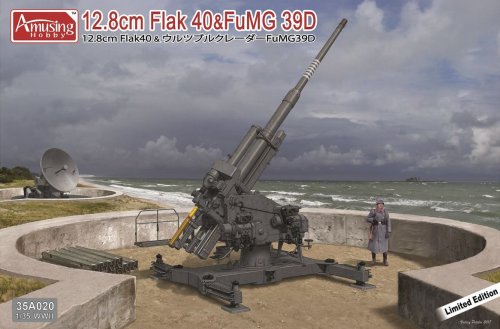 Przejdź do produktu AMUSING HOBBY 35A020 - 1:35 12.8cm Flak 40 & FuMG 39D